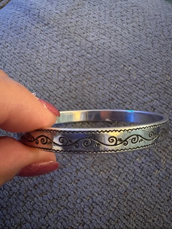 Brighton Silver-Tone Cuff Bracelet - Picture 4 of 5